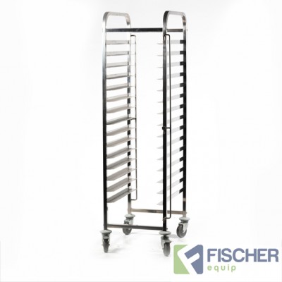 15 Tier Stainless Steel Bakery Trolley - GNT-15C
